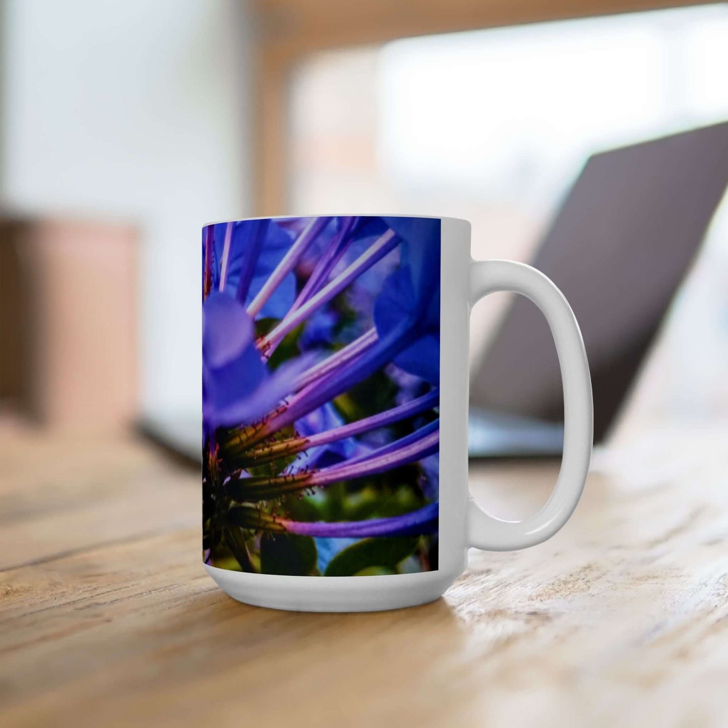 Blue Hydrangea Stem Mug 11oz & 15oz