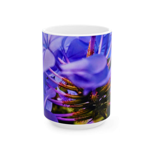 Blue Hydrangea Stem Mug 11oz & 15oz
