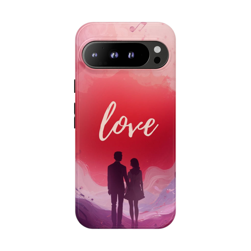 Phone Case — Couple Silhouette Love Protective Tough Case