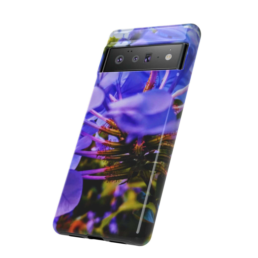 Blue Hydrangea Stem Protective Tough Case