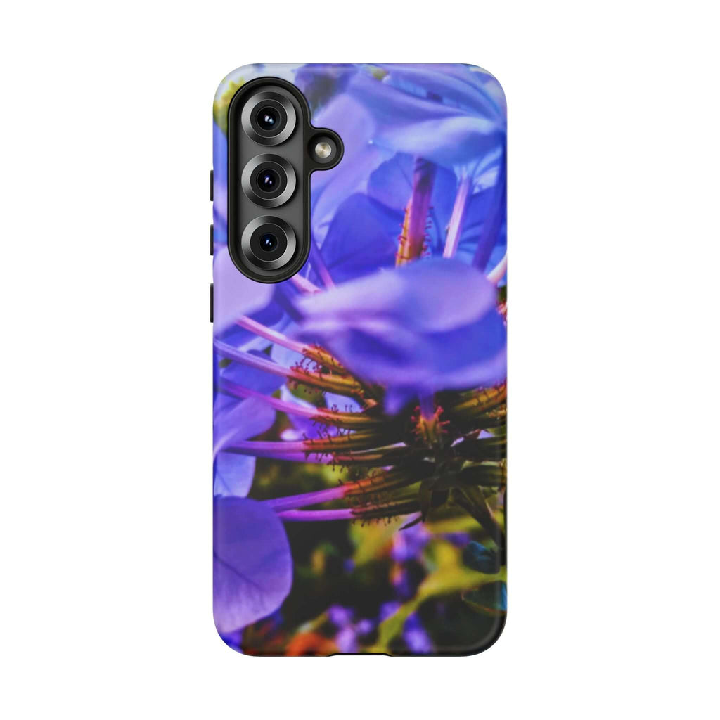 Blue Hydrangea Stem Protective Tough Case