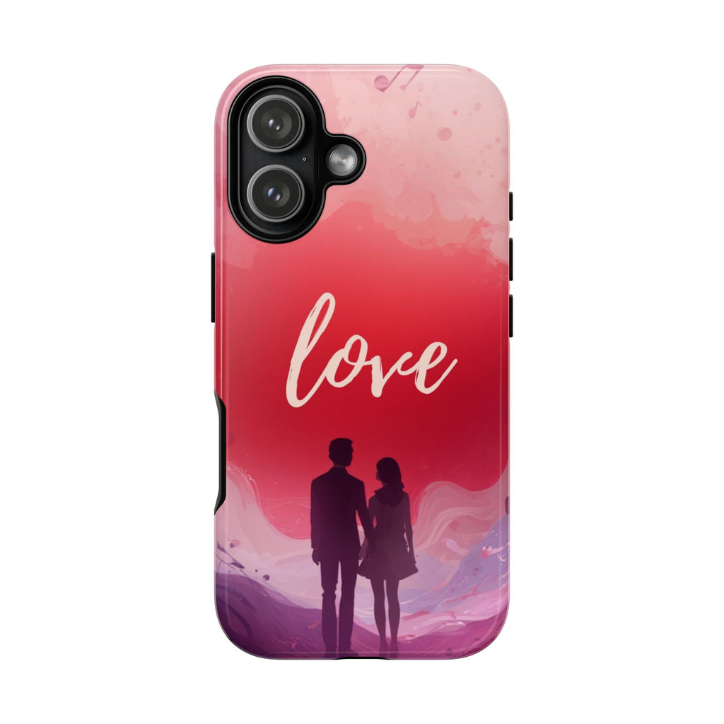 Phone Case — Couple Silhouette Love Protective Tough Case