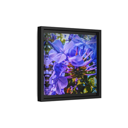 Blue Hydrangea Stem Canvas Wall Art