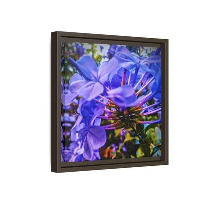 Blue Hydrangea Stem Canvas Wall Art