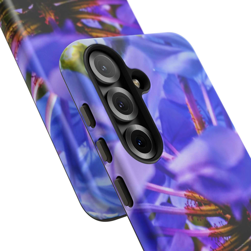 Blue Hydrangea Stem Protective Tough Case