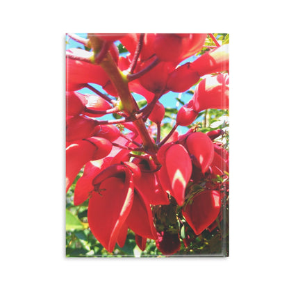 View details for Floral Hardcover Notebook — Tropical Red Blossom Puffy Cover Floral Hardcover Notebook — Tropical Red Blossom Puffy Cover