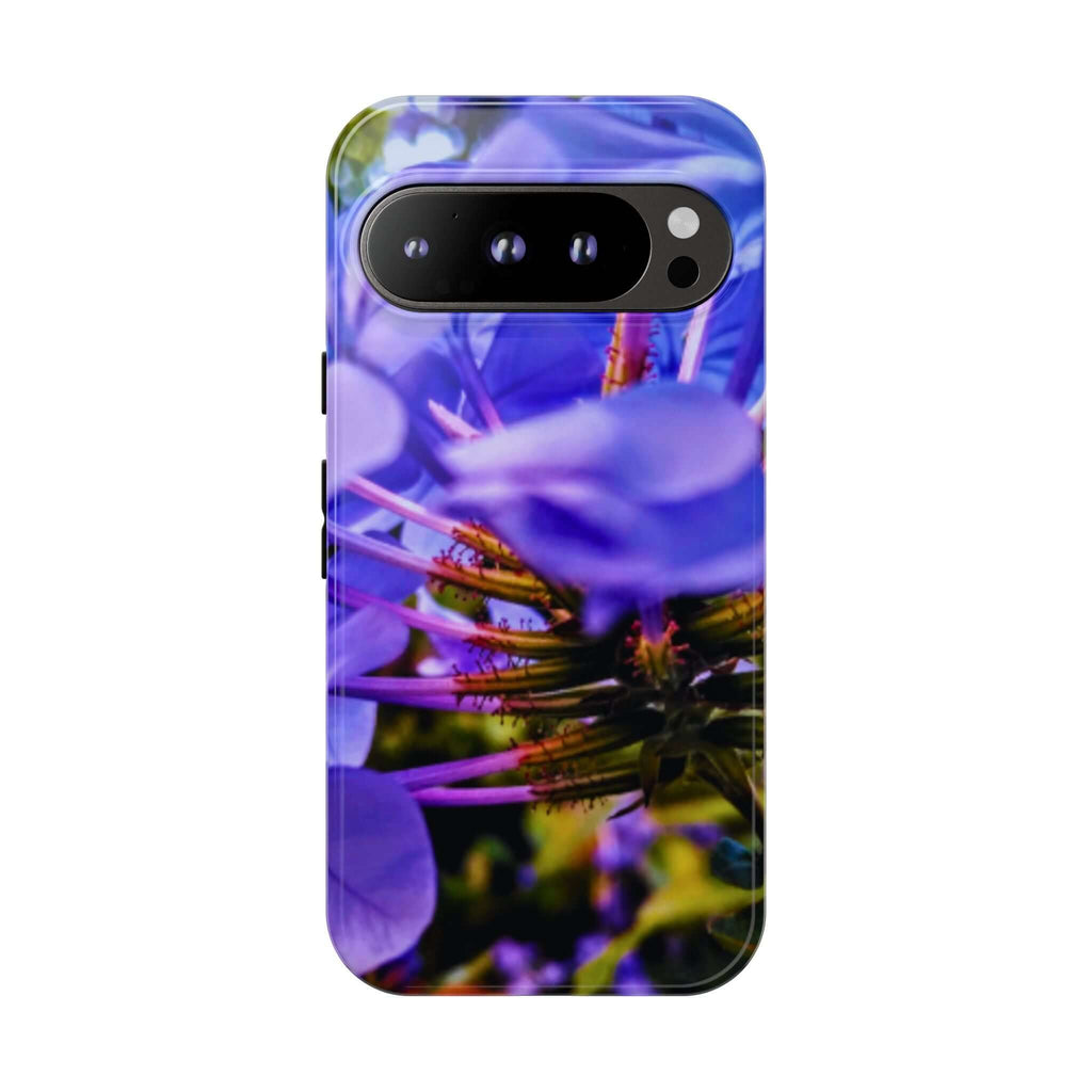 Blue Hydrangea Stem Protective Tough Case