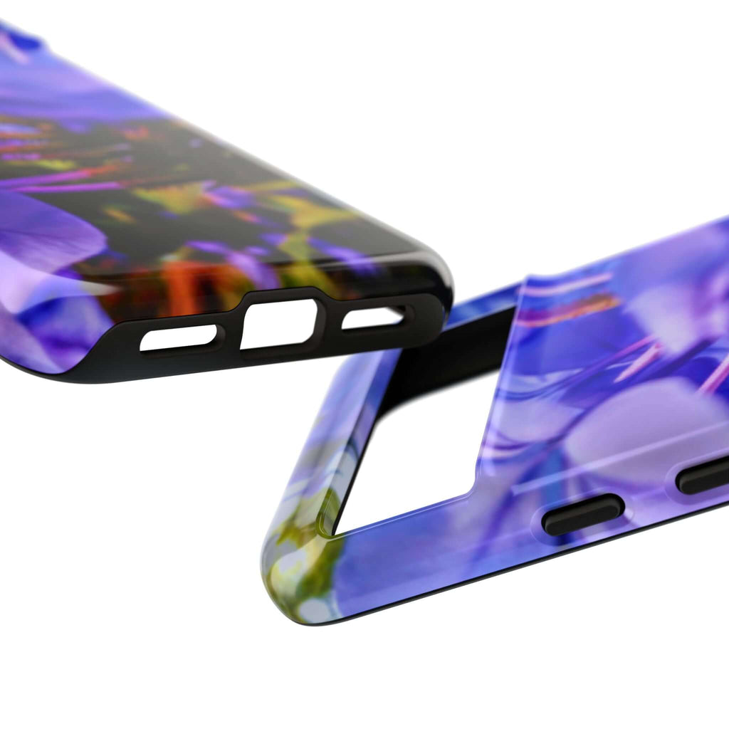 Blue Hydrangea Stem Protective Tough Case