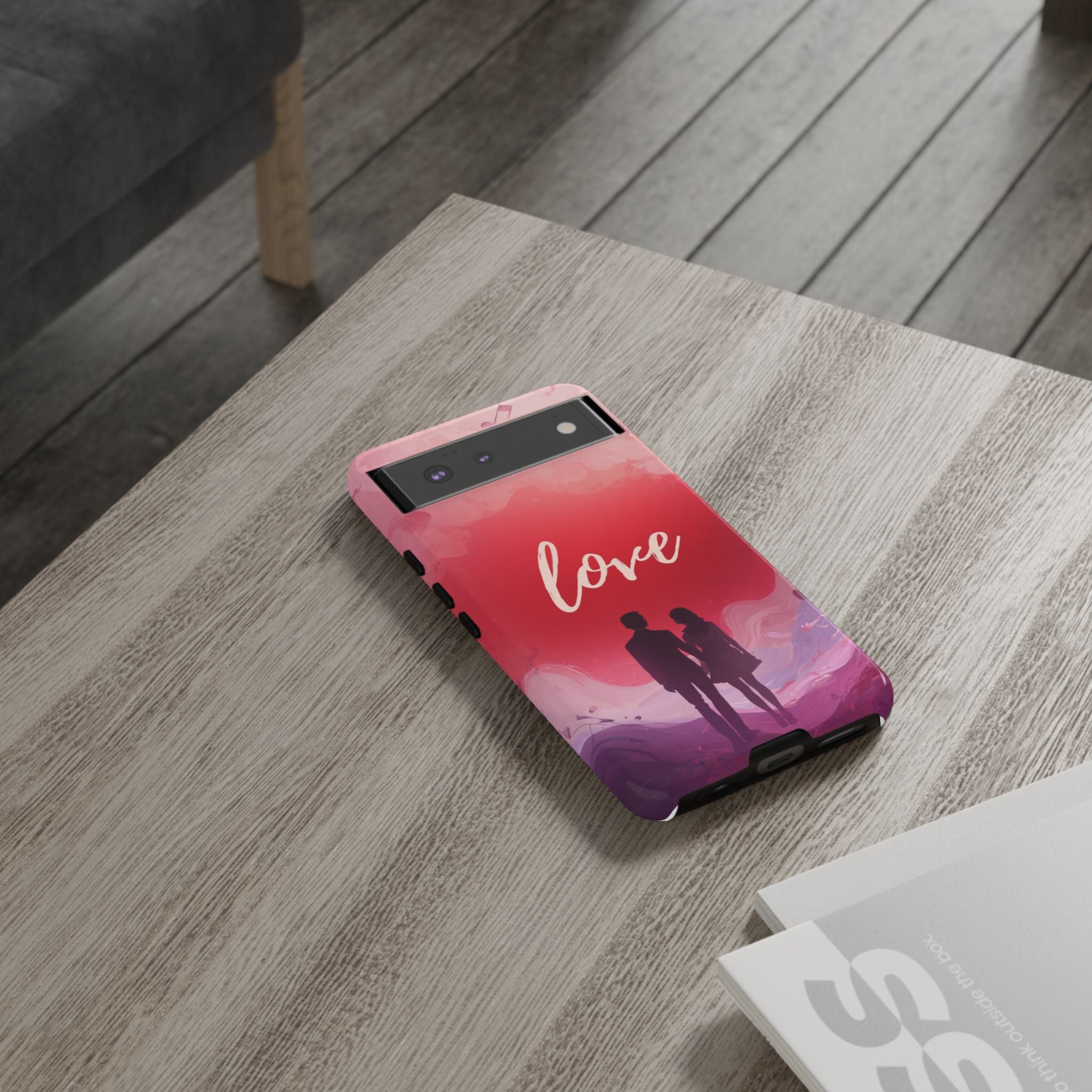 Phone Case — Couple Silhouette Love Protective Tough Case