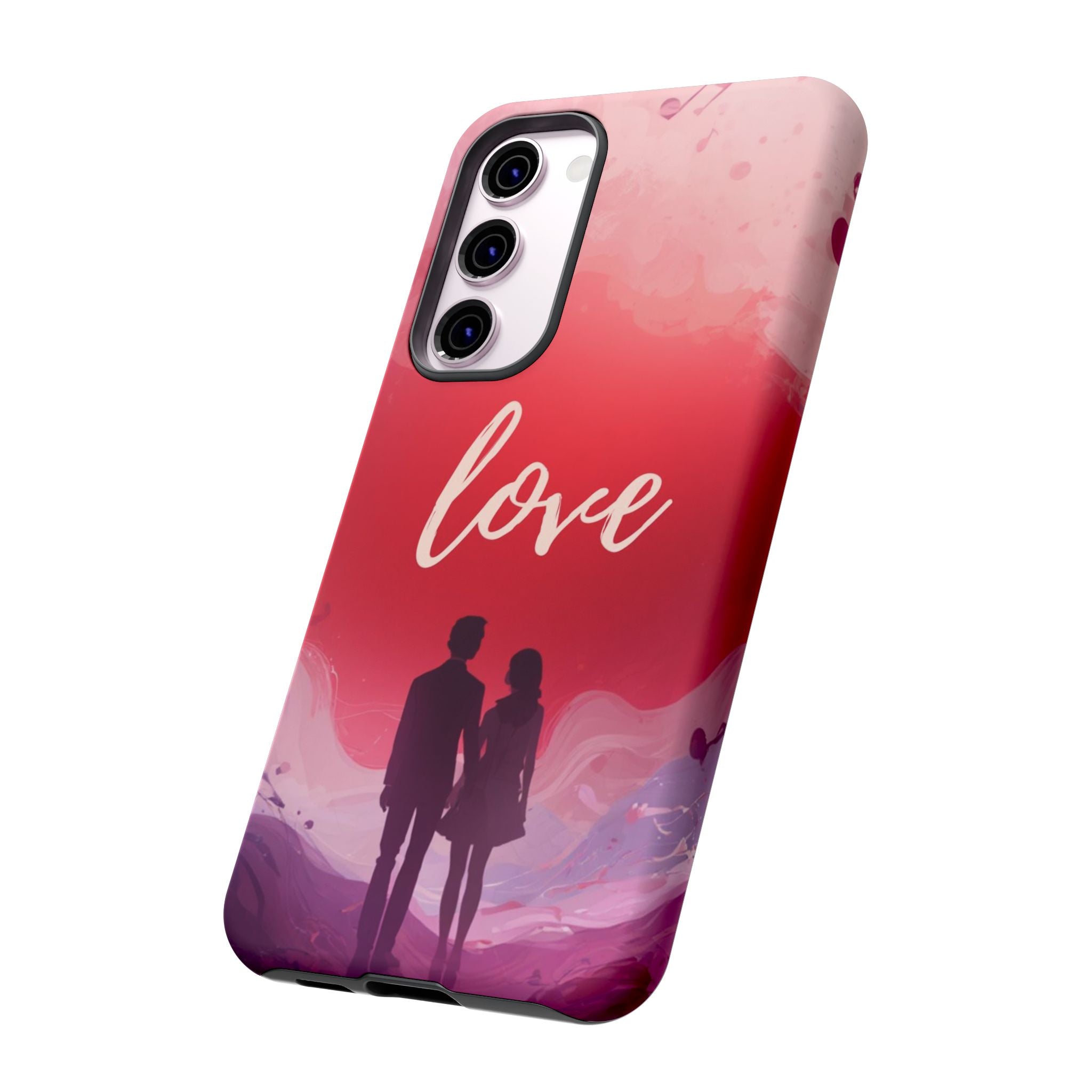 Phone Case — Couple Silhouette Love Protective Tough Case