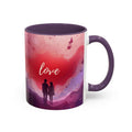 Couple Silhouette Love Mug Accent Coffee Mug 11oz 15oz