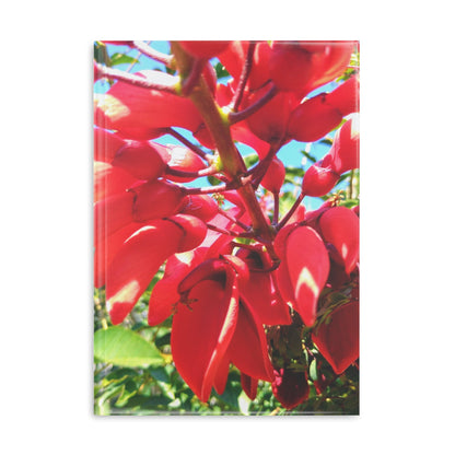 View details for Floral Hardcover Notebook — Tropical Red Blossom Puffy Cover Floral Hardcover Notebook — Tropical Red Blossom Puffy Cover