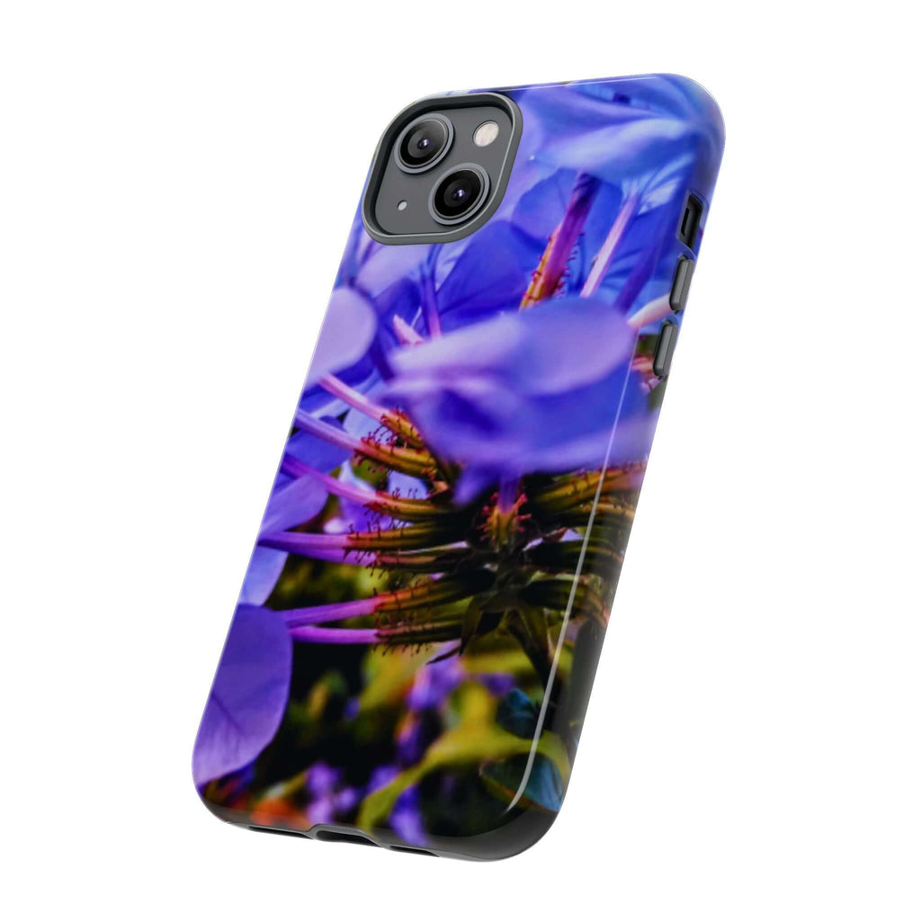 Blue Hydrangea Stem Protective Tough Case