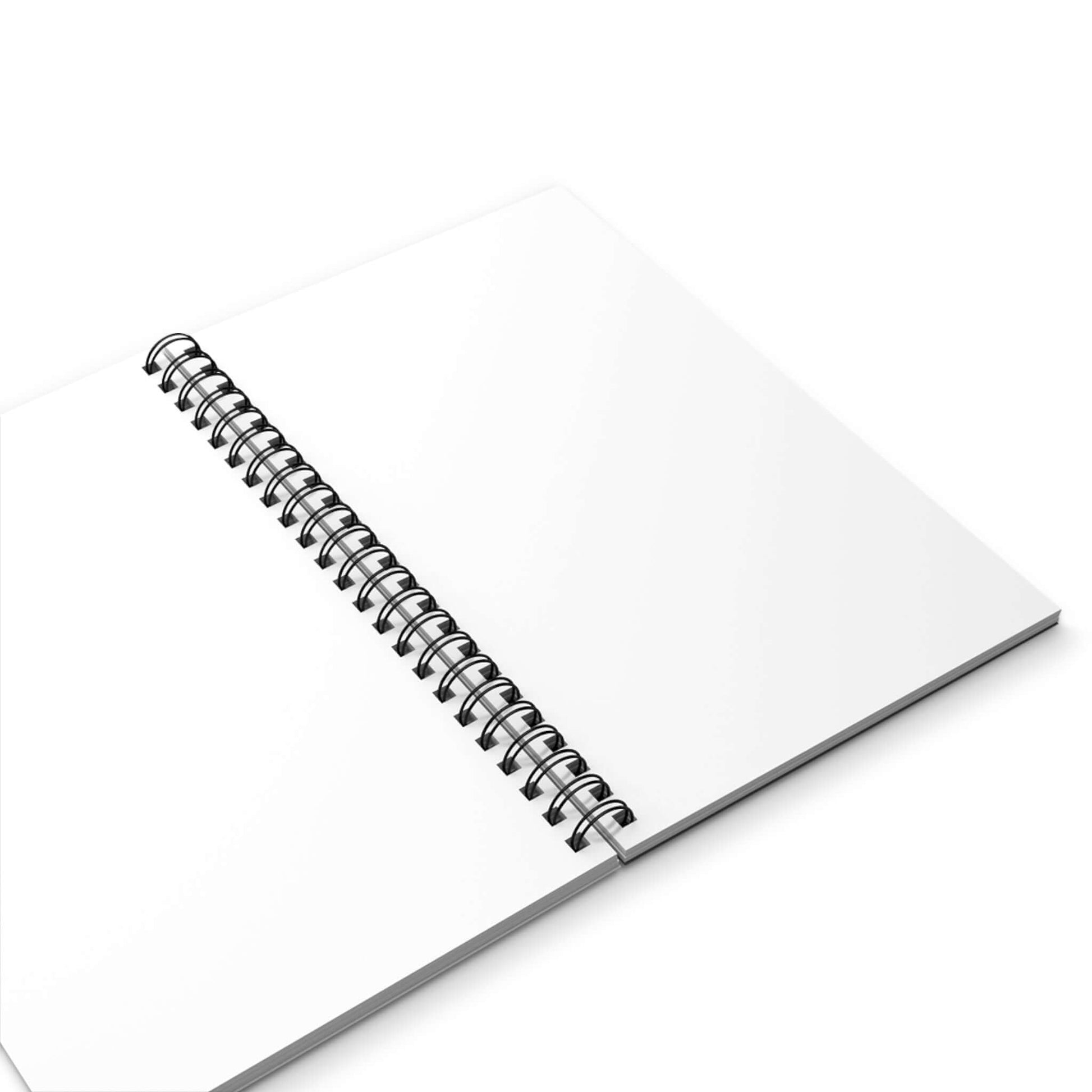 Blue Hydrangea Stem Spiral Journal