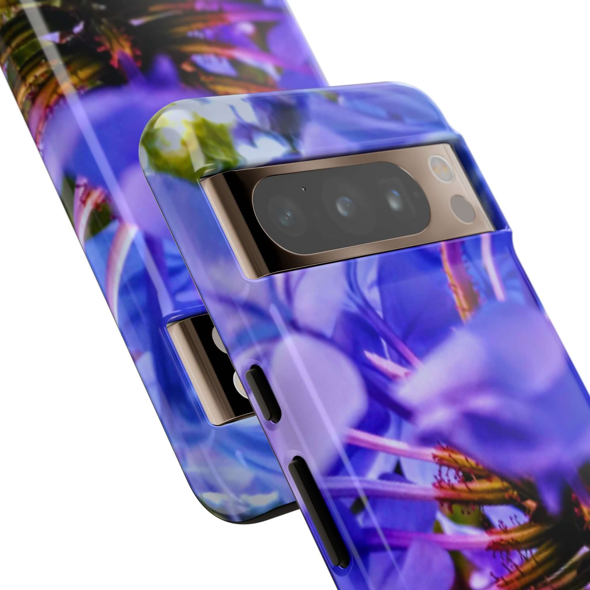 Blue Hydrangea Stem Protective Tough Case