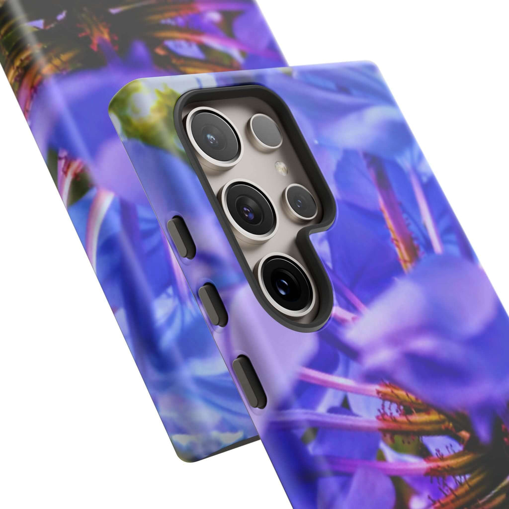 Blue Hydrangea Stem Protective Tough Case