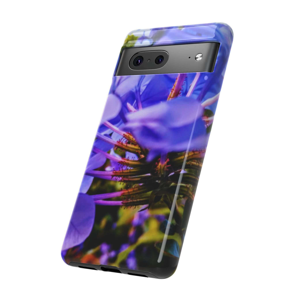 Blue Hydrangea Stem Protective Tough Case