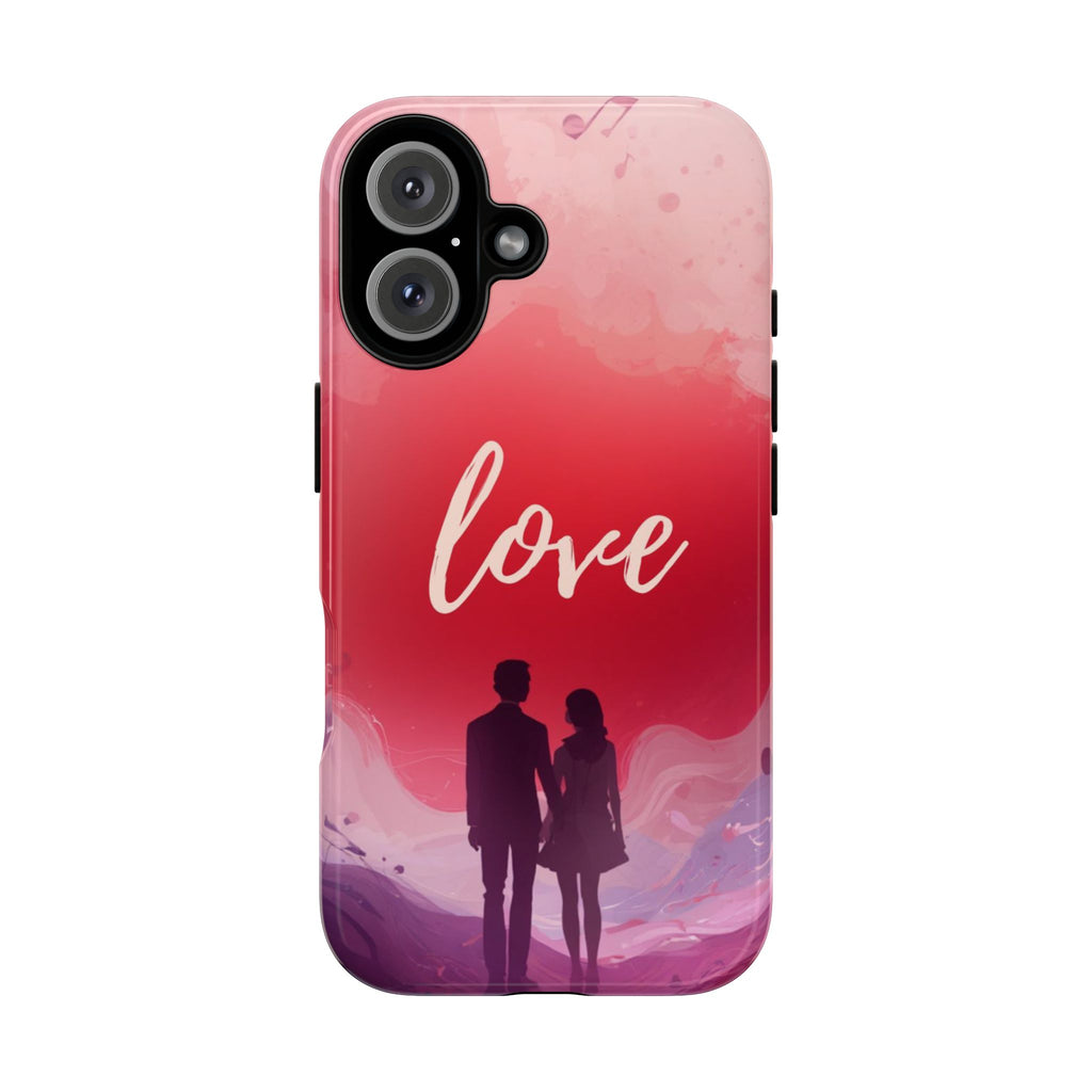 Phone Case — Couple Silhouette Love Protective Tough Case