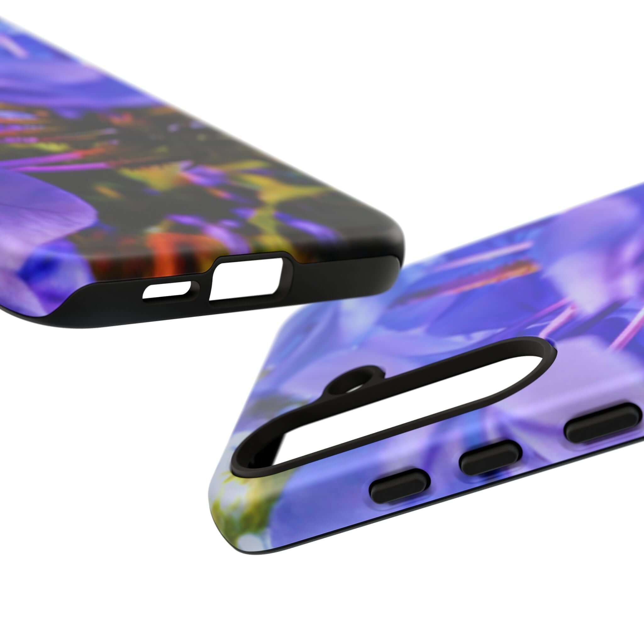 Blue Hydrangea Stem Protective Tough Case