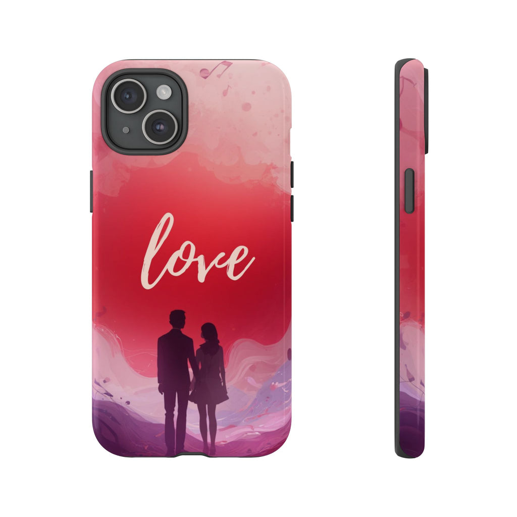 Phone Case — Couple Silhouette Love Protective Tough Case