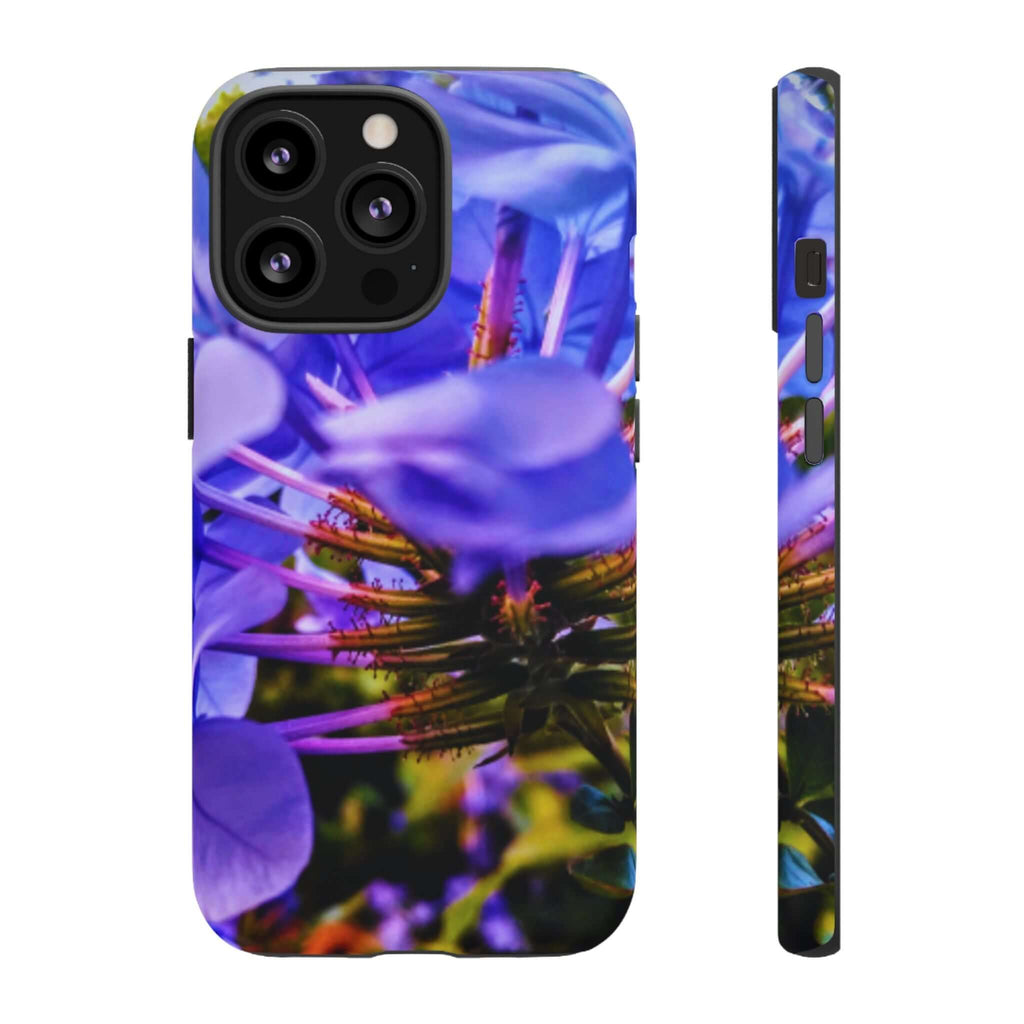 Blue Hydrangea Stem Protective Tough Case