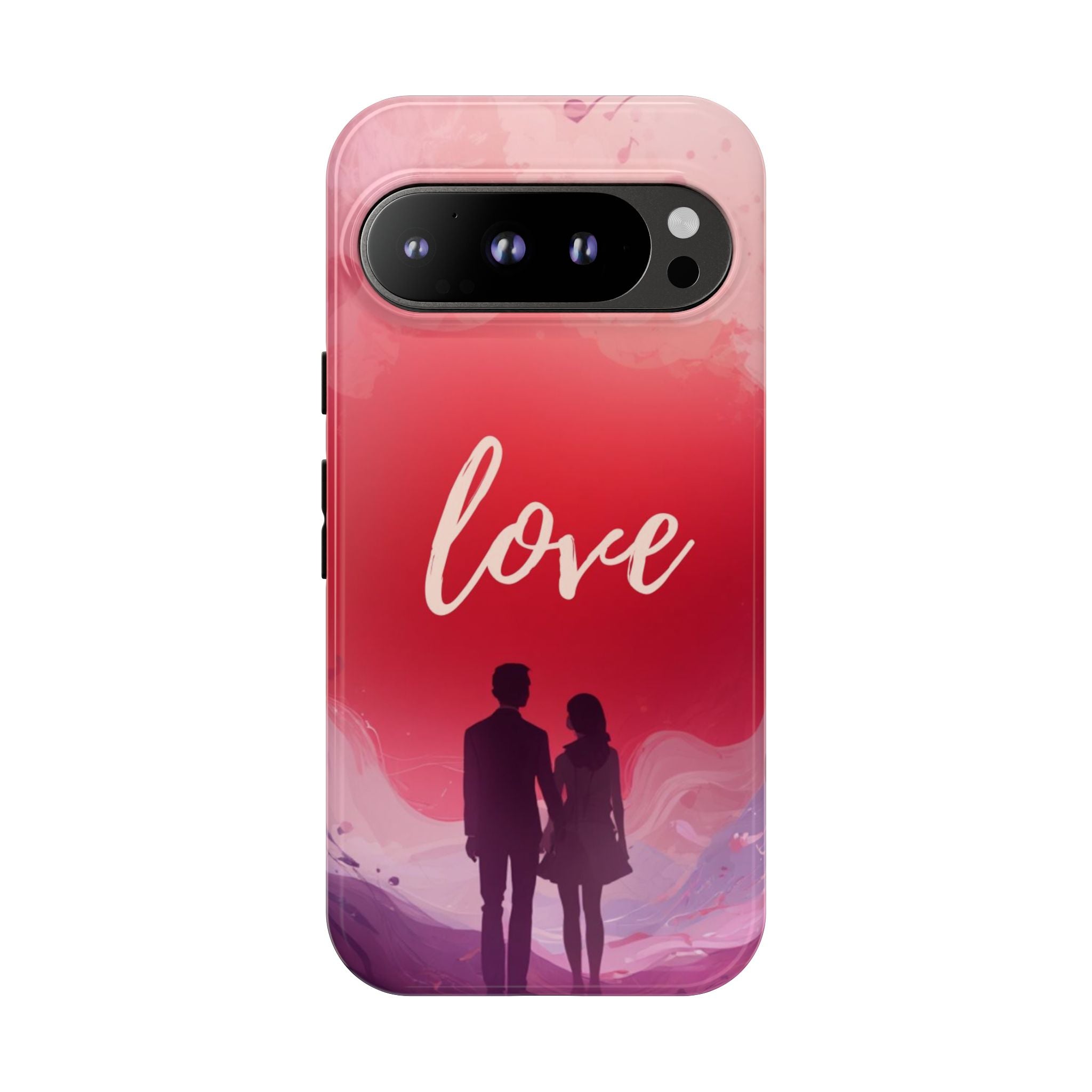 Phone Case — Couple Silhouette Love Protective Tough Case