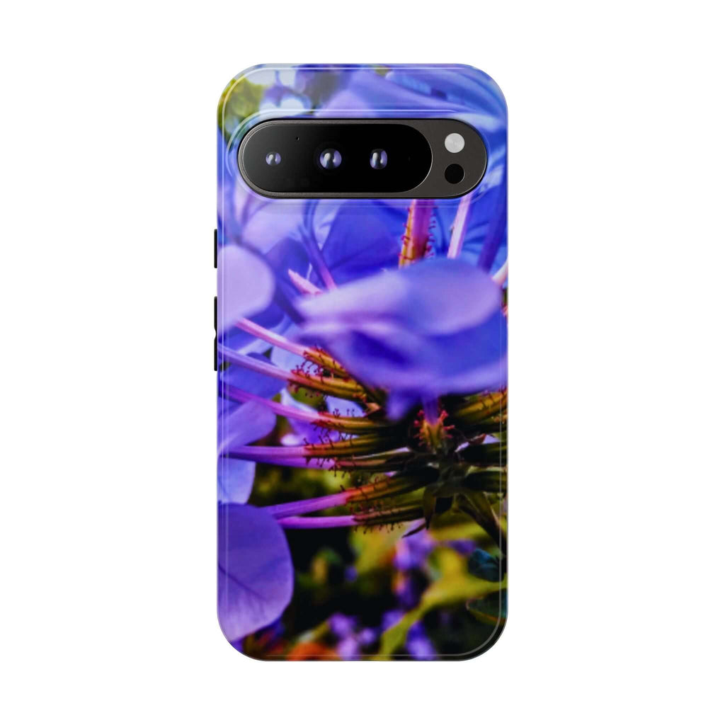 Blue Hydrangea Stem Protective Tough Case