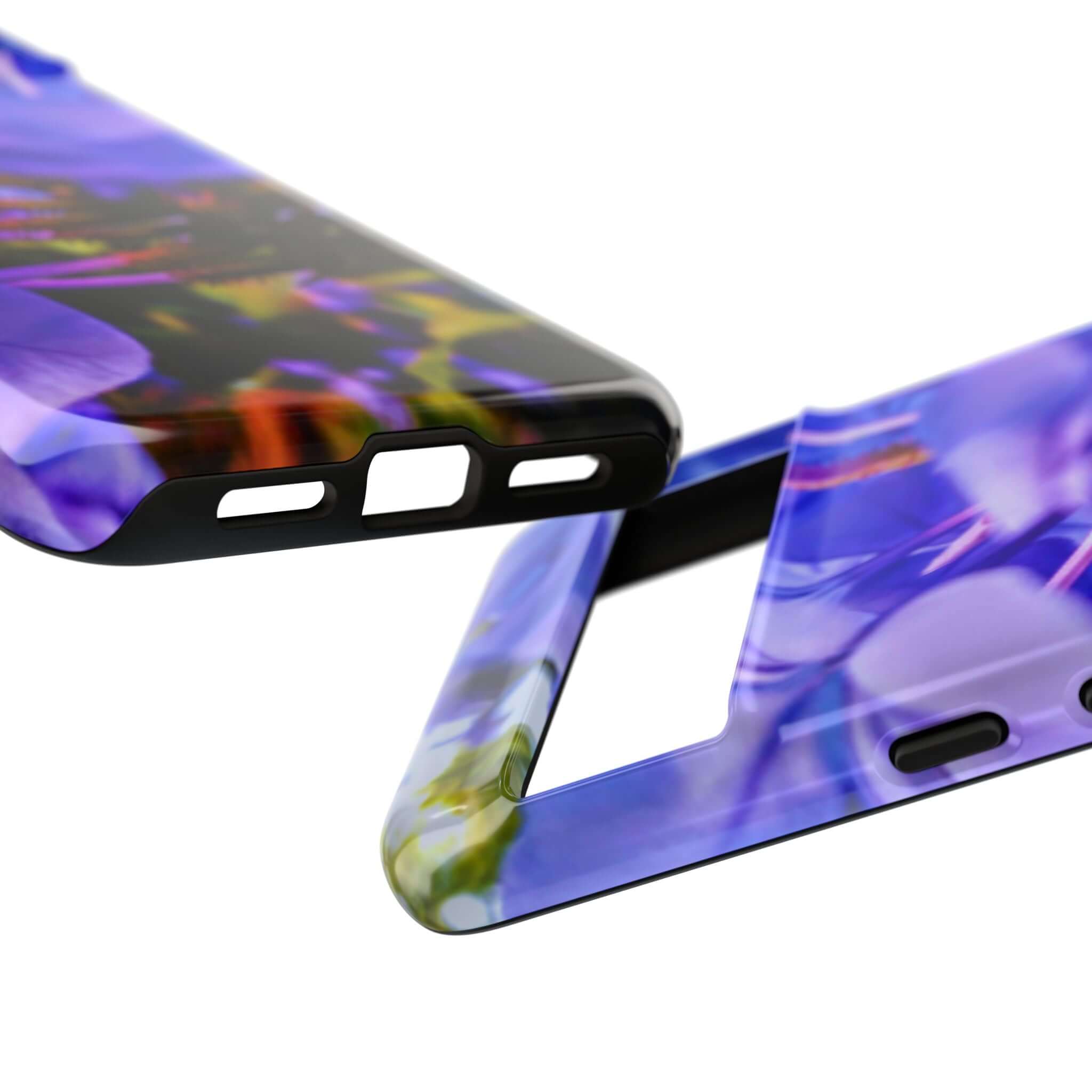 Blue Hydrangea Stem Protective Tough Case