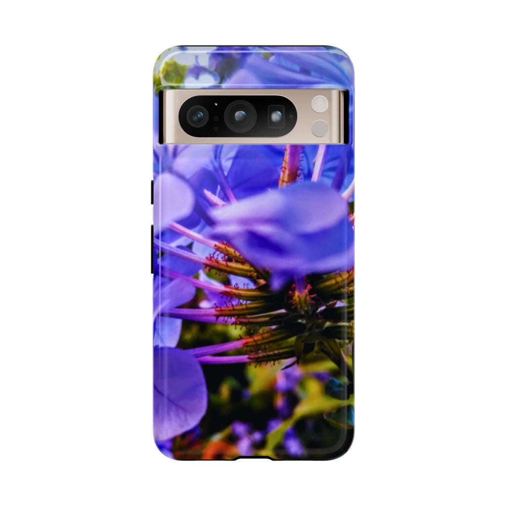 Blue Hydrangea Stem Protective Tough Case