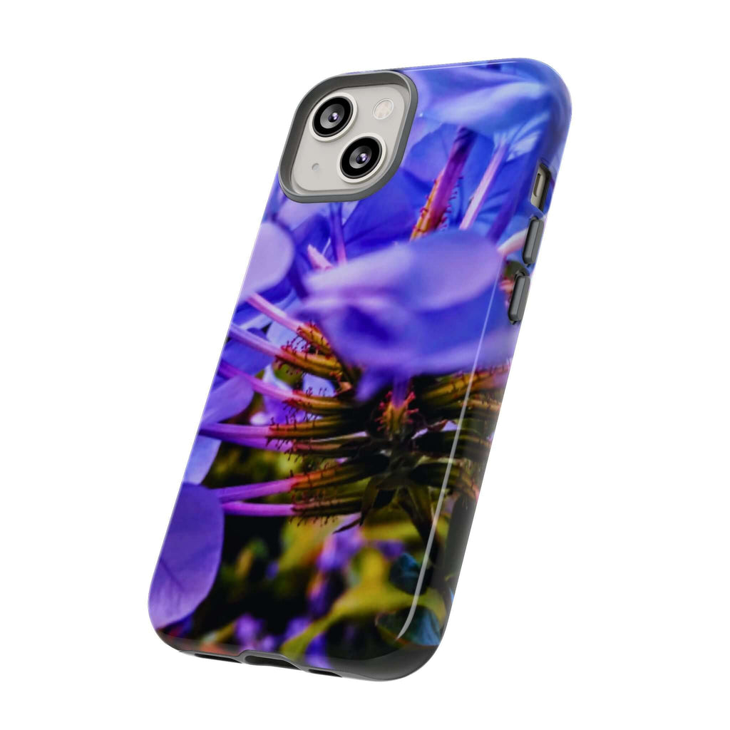 Blue Hydrangea Stem Protective Tough Case