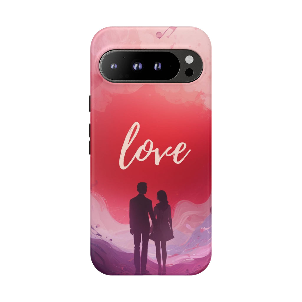 Phone Case — Couple Silhouette Love Protective Tough Case