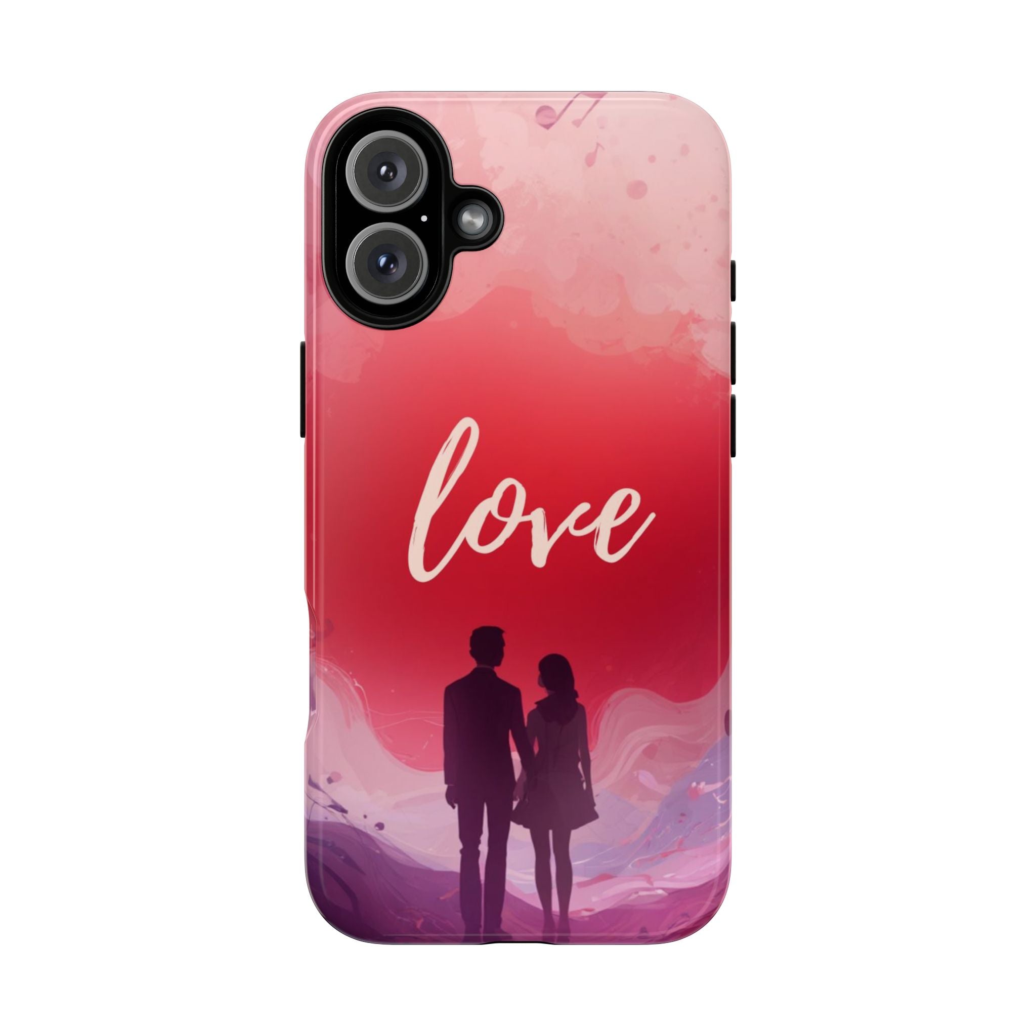 Phone Case — Couple Silhouette Love Protective Tough Case