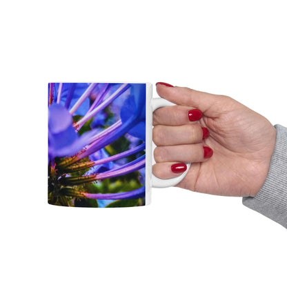 Blue Hydrangea Stem Mug 11oz & 15oz