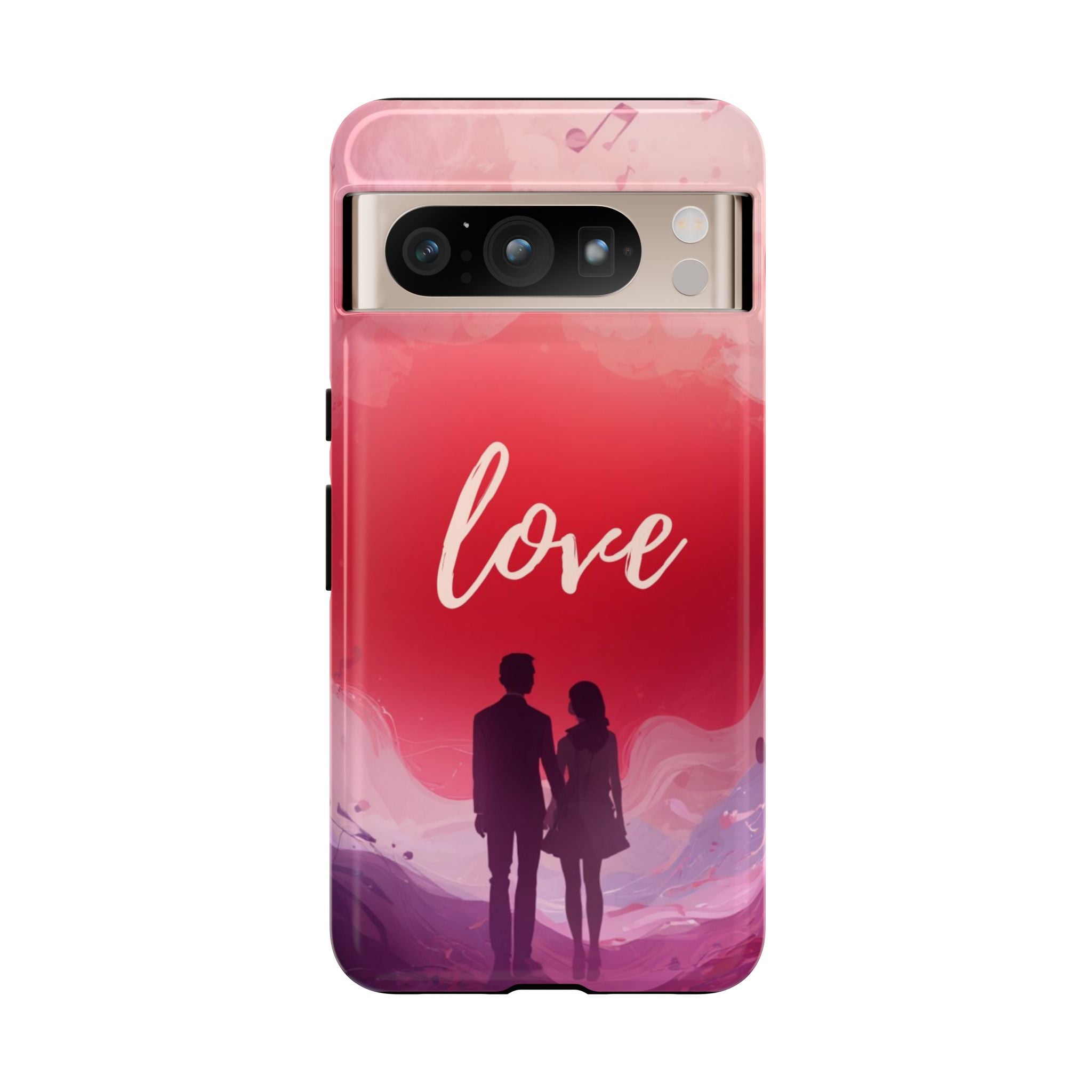 Phone Case — Couple Silhouette Love Protective Tough Case