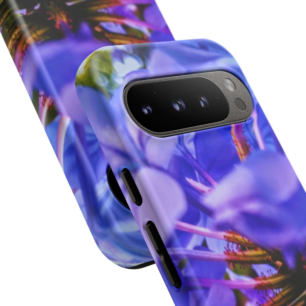 Blue Hydrangea Stem Protective Tough Case