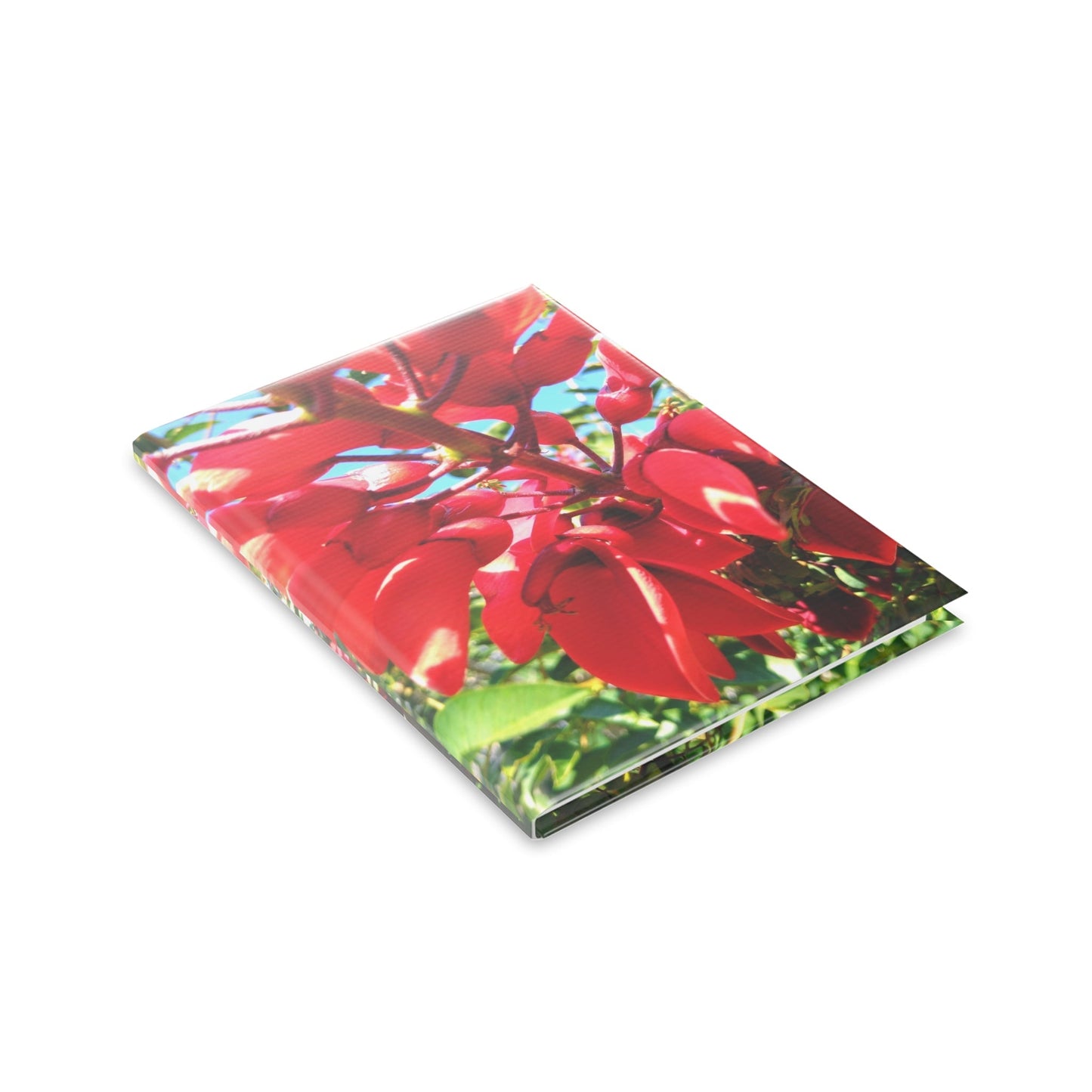 View details for Floral Hardcover Notebook — Tropical Red Blossom Puffy Cover Floral Hardcover Notebook — Tropical Red Blossom Puffy Cover