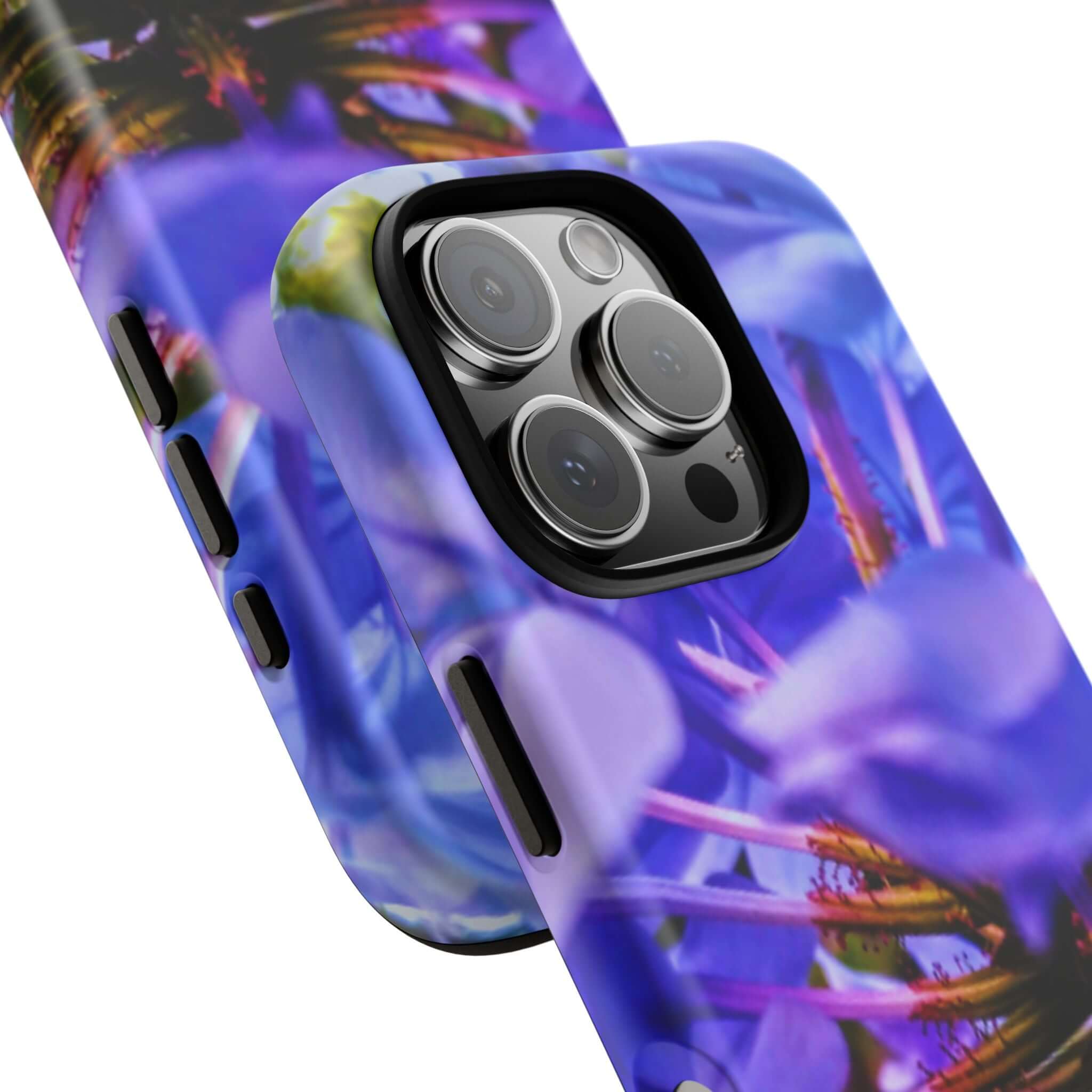 Blue Hydrangea Stem Protective Tough Case