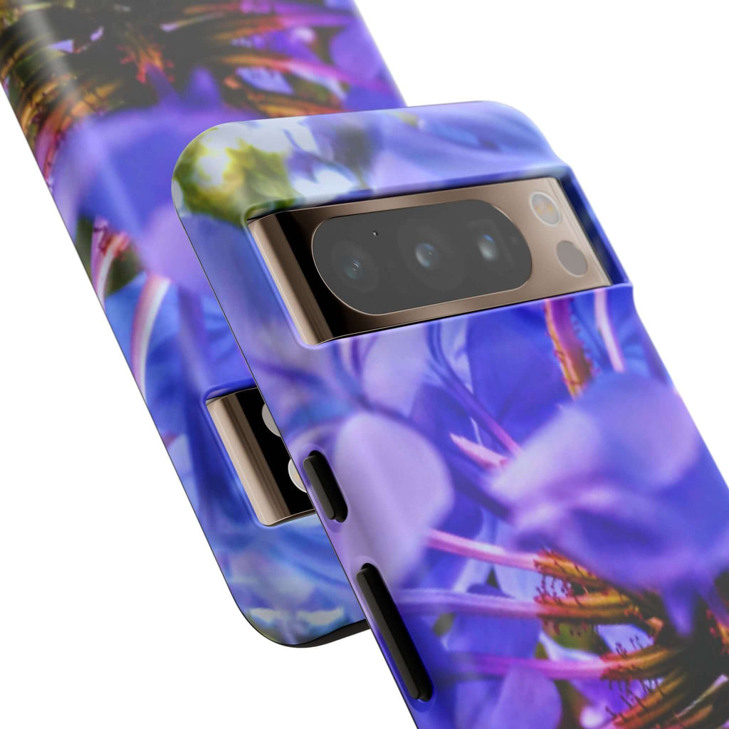 Blue Hydrangea Stem Protective Tough Case