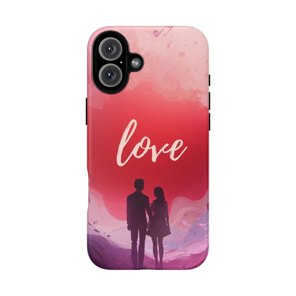 Phone Case — Couple Silhouette Love Protective Tough Case