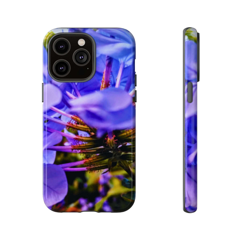 Blue Hydrangea Stem Protective Tough Case