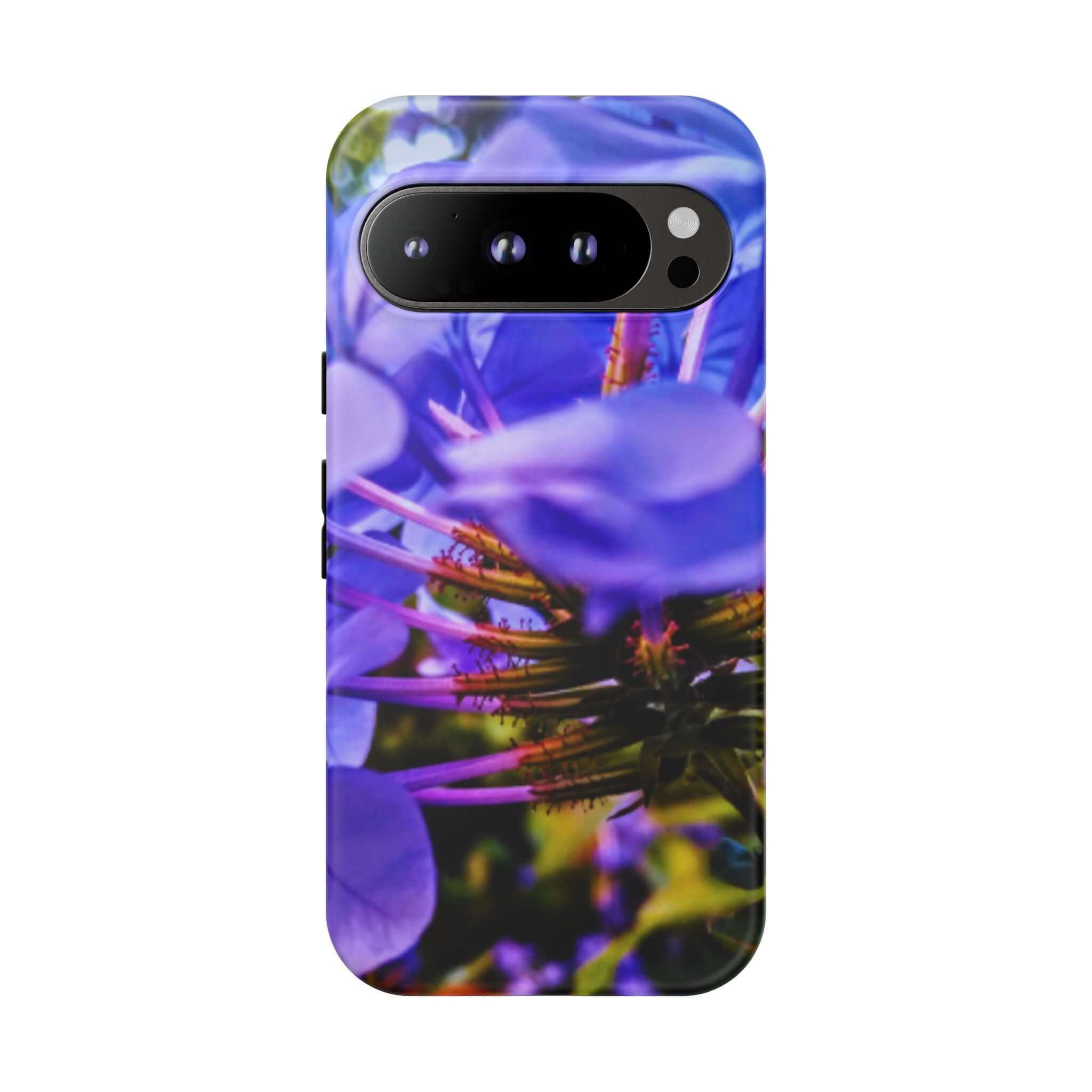 Blue Hydrangea Stem Protective Tough Case