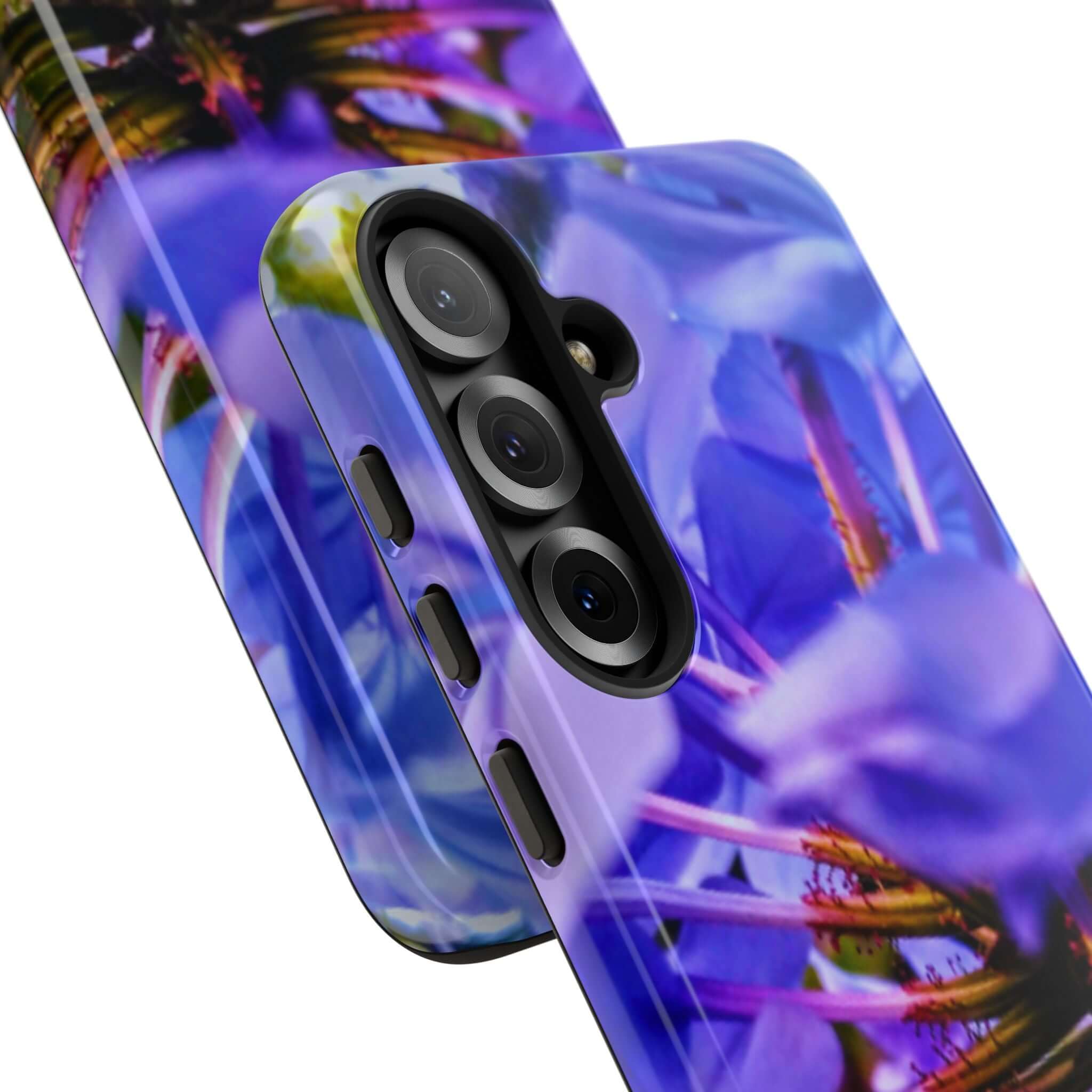 Blue Hydrangea Stem Protective Tough Case