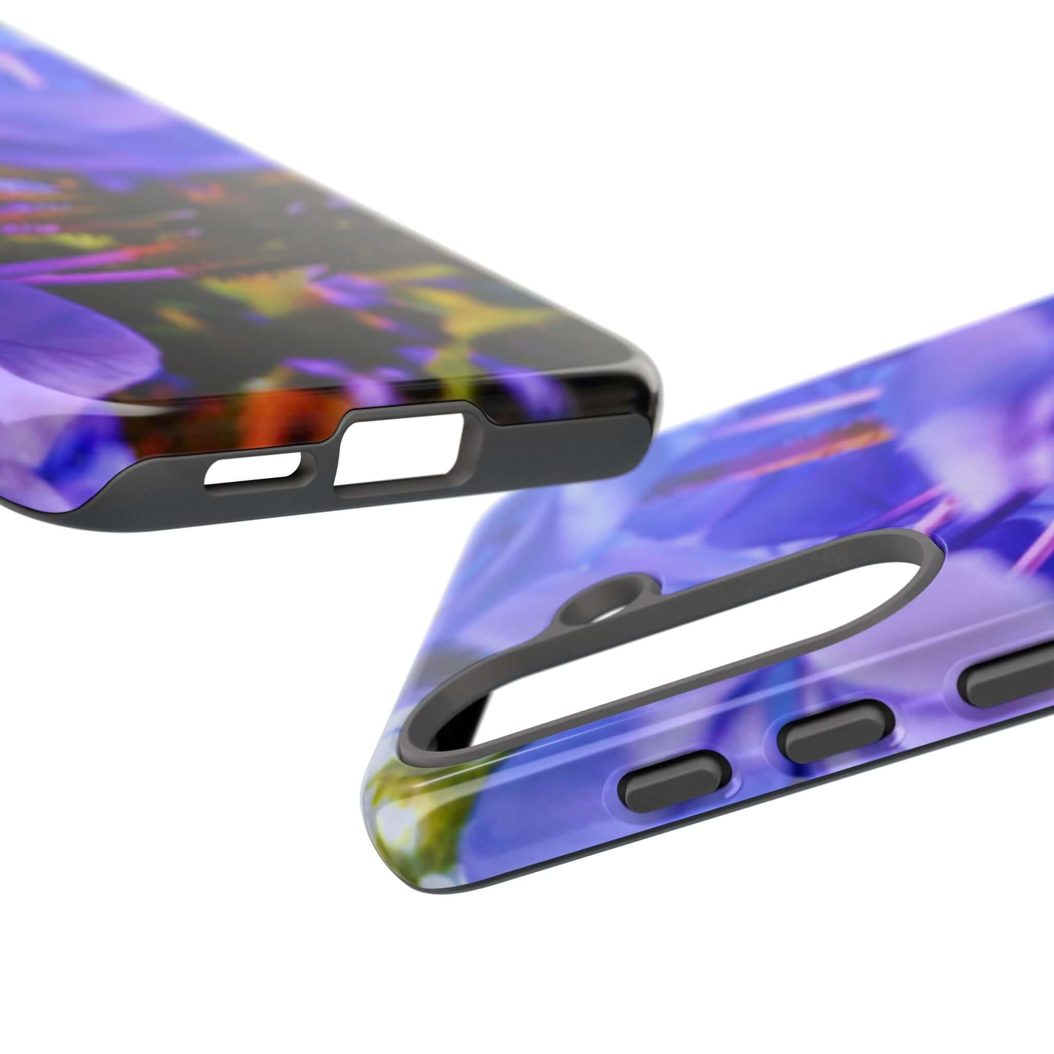 Blue Hydrangea Stem Protective Tough Case