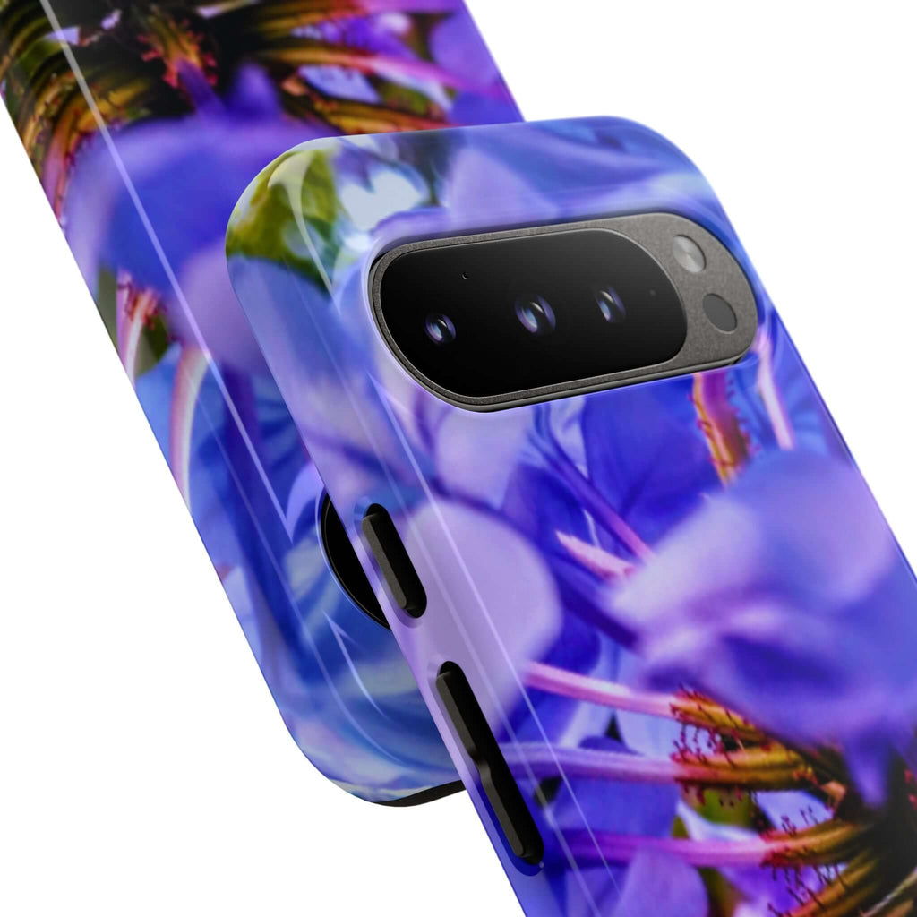 Blue Hydrangea Stem Protective Tough Case