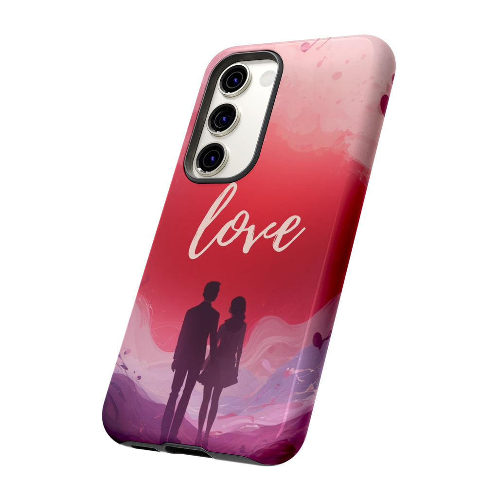 Phone Case — Couple Silhouette Love Protective Tough Case