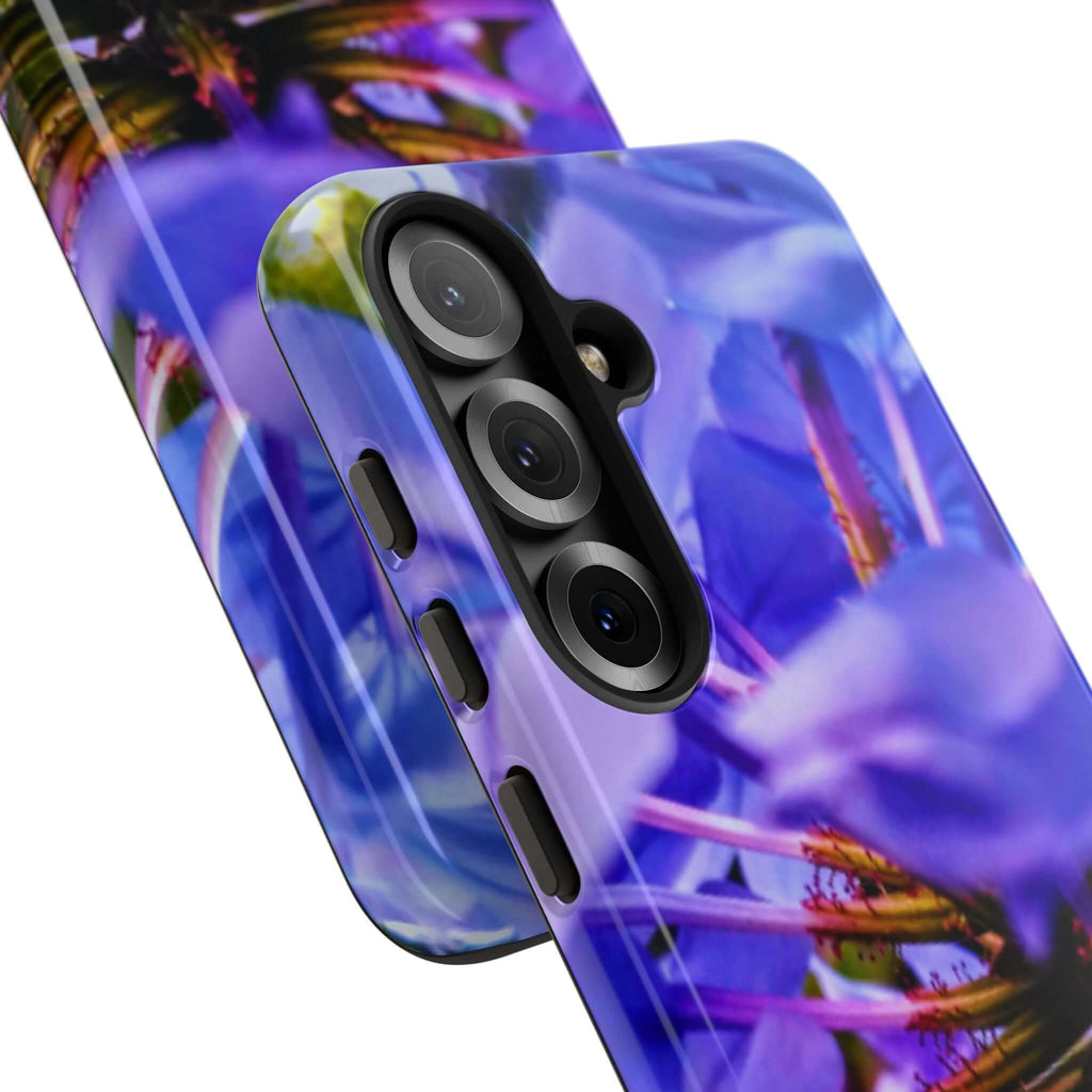 Blue Hydrangea Stem Protective Tough Case