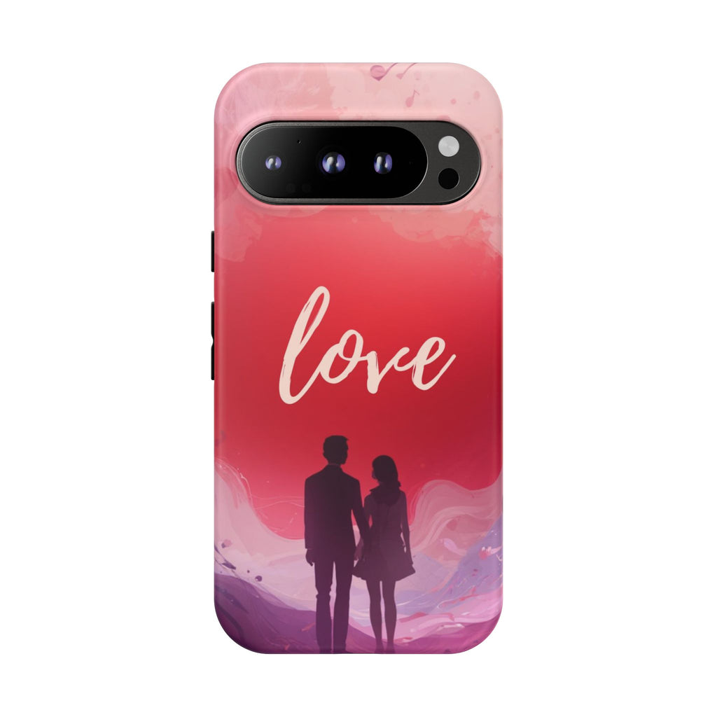 Phone Case — Couple Silhouette Love Protective Tough Case