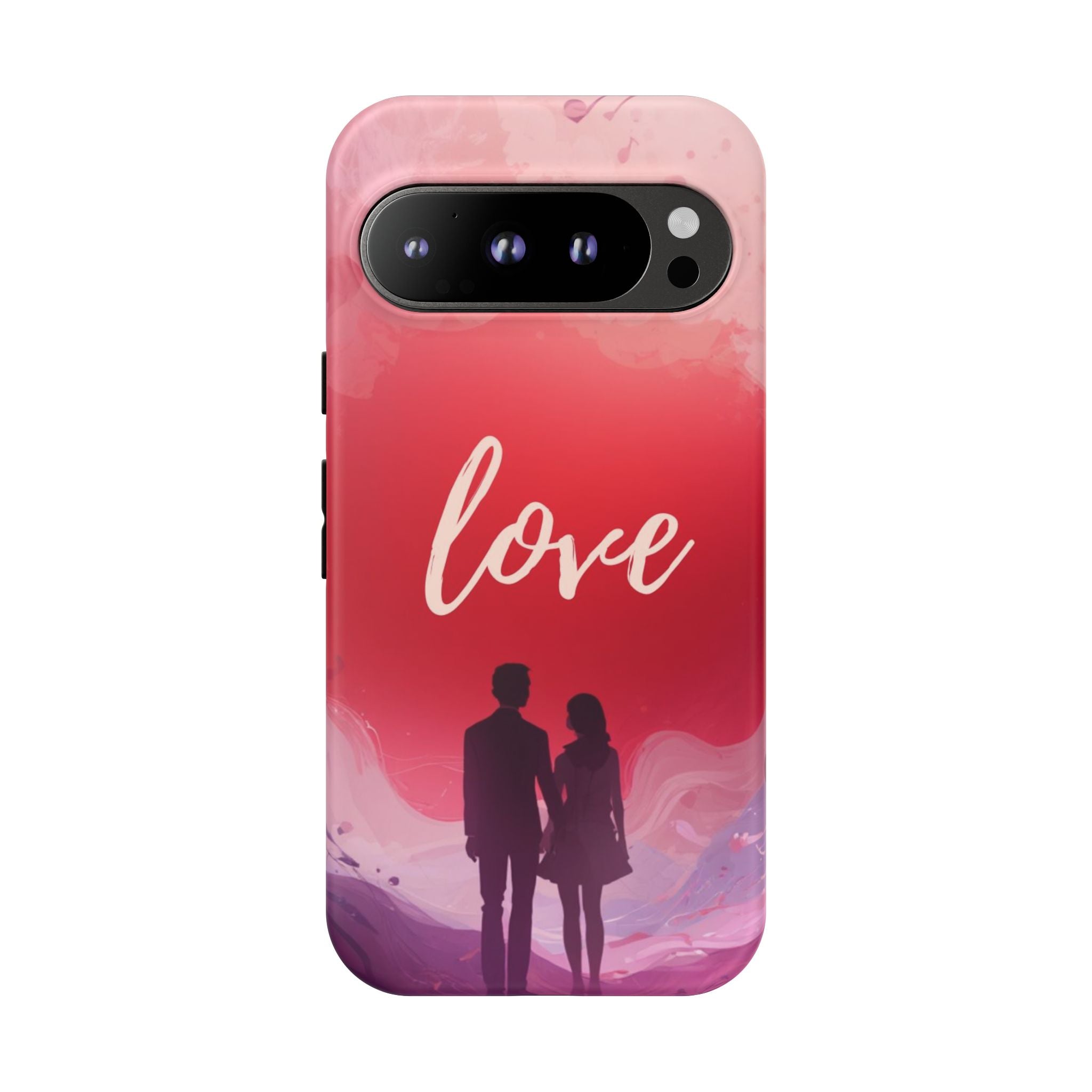 Phone Case — Couple Silhouette Love Protective Tough Case