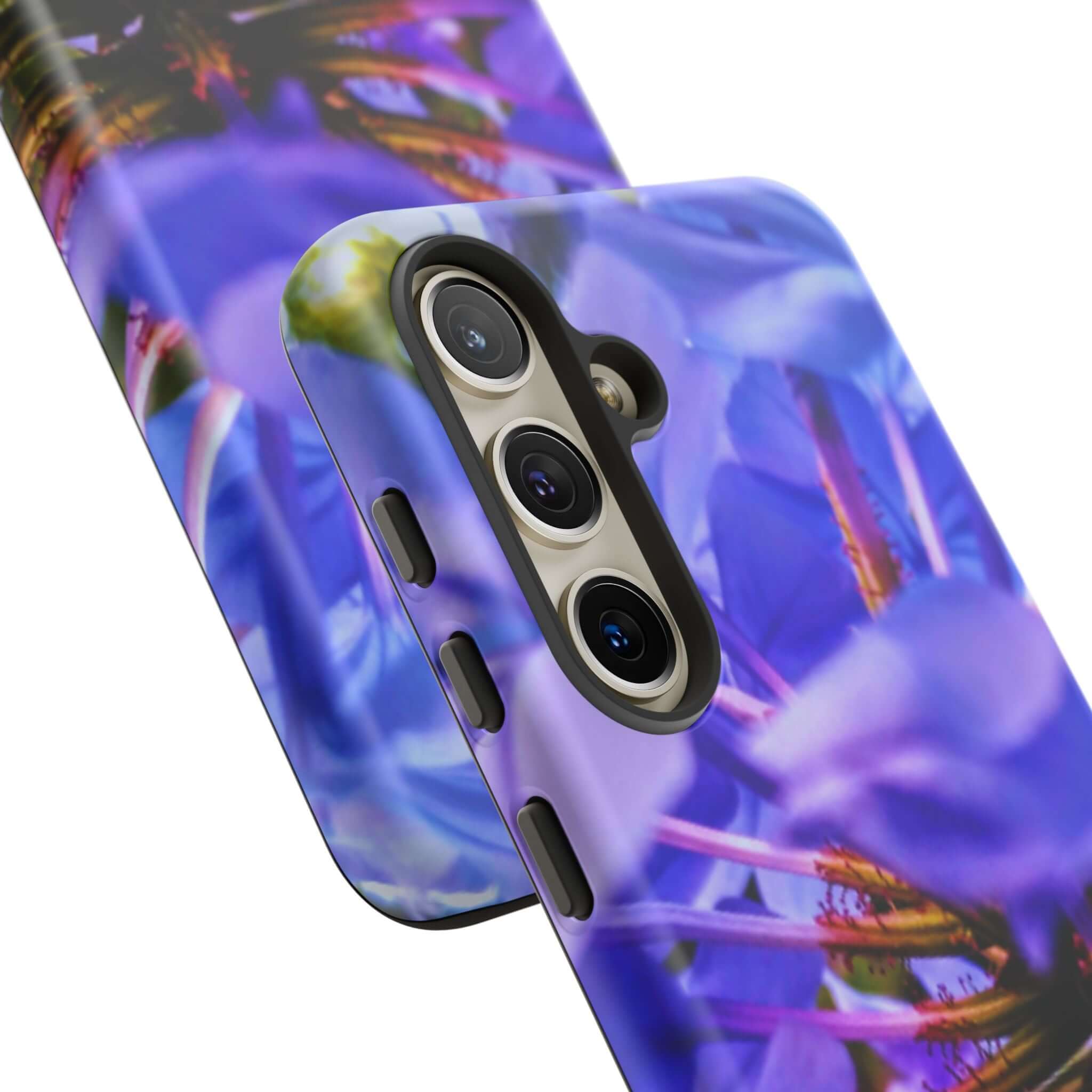 Blue Hydrangea Stem Protective Tough Case