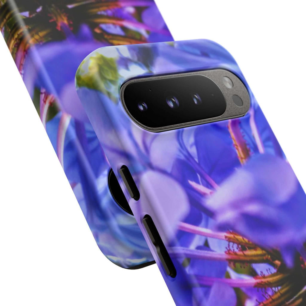 Blue Hydrangea Stem Protective Tough Case